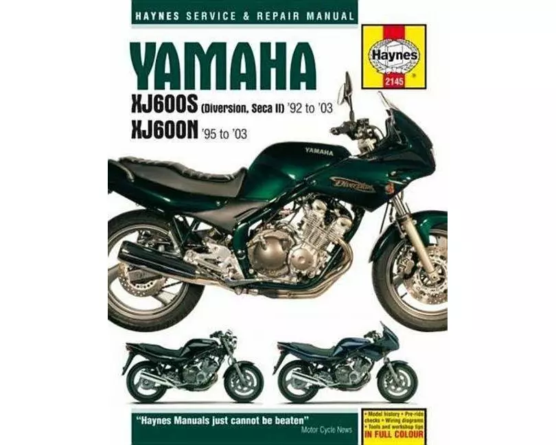 Yamaha XJ600S (Diversion, Seca II) & XJ600N Fours (92 - 03) Haynes Repair Manual