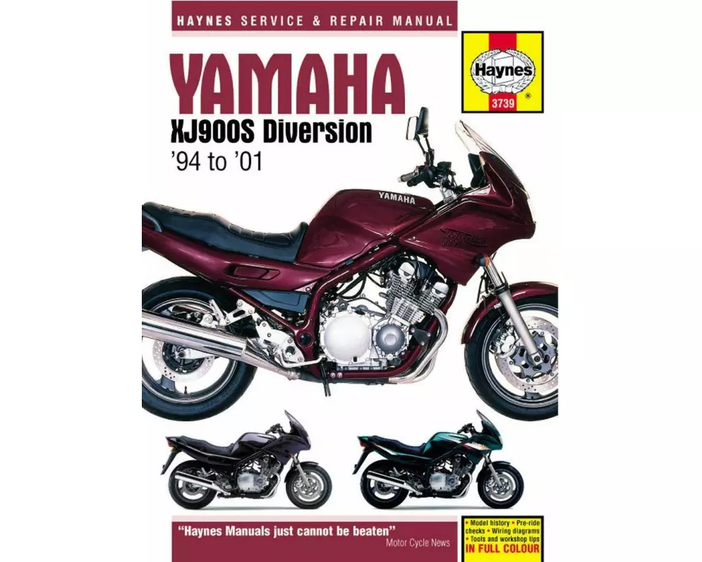 Yamaha XJ900S Diversion (94 - 01) Haynes Repair Manual