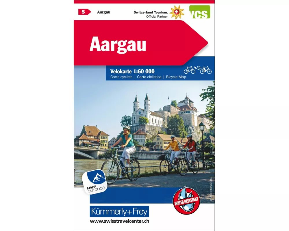 Kümmerly+Frey Velokarte 5 Aargau 1:60.000