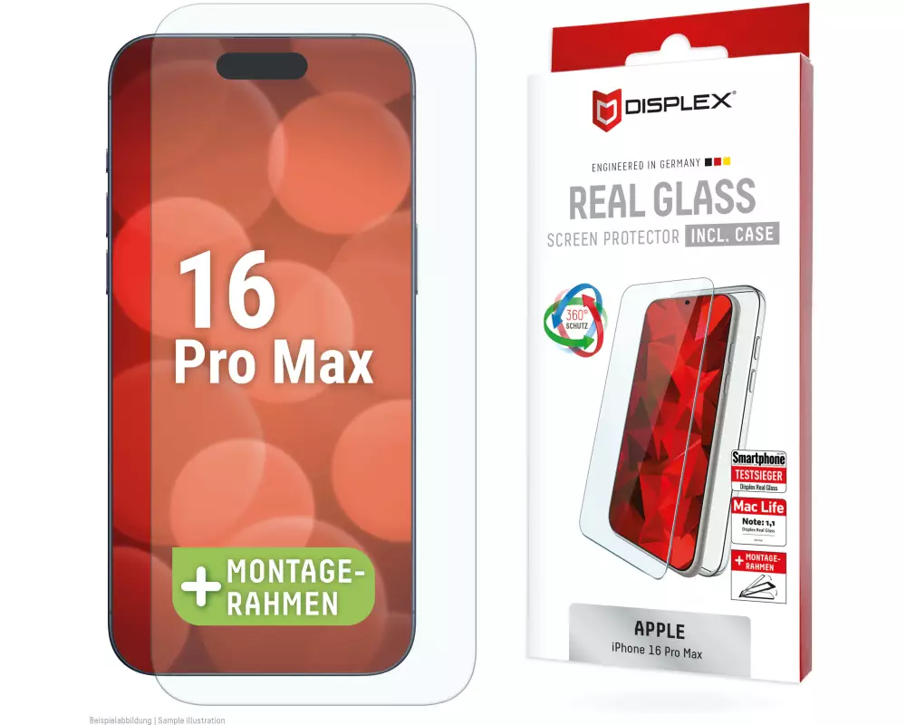 Displex 02004 Display-/Rückseitenschutz für Smartphones Klare Bildschirmschutzfolie Apple 1 Stück(e)