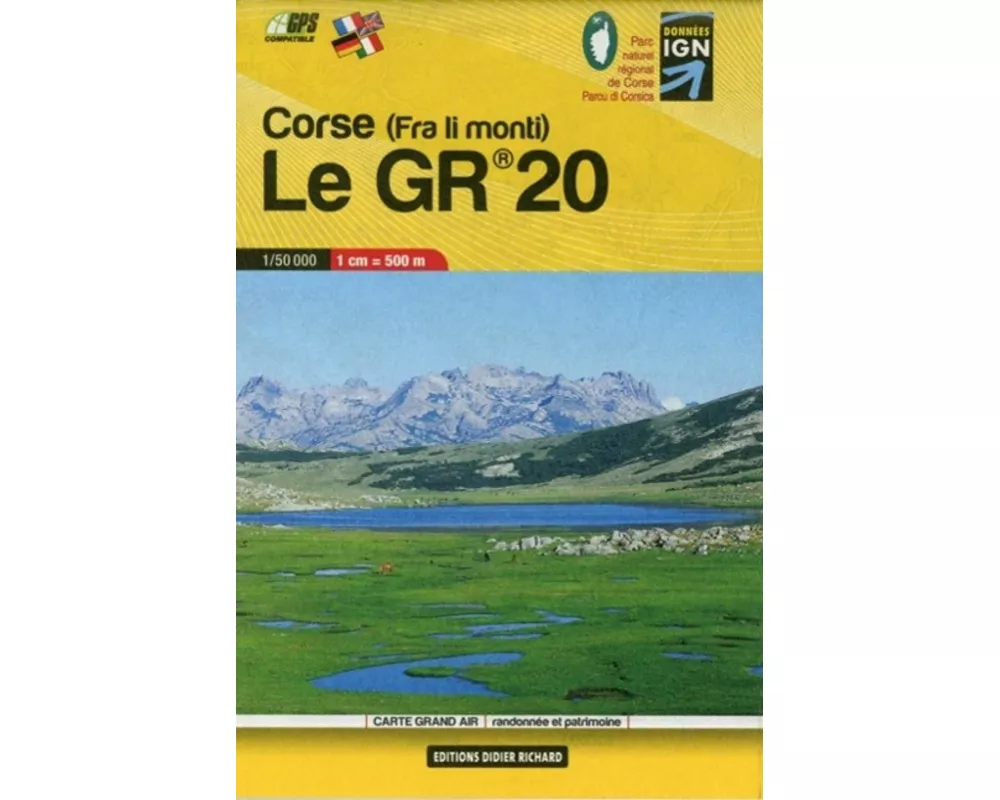 Libris Wanderkarte 20 Corse 1 : 50 000
