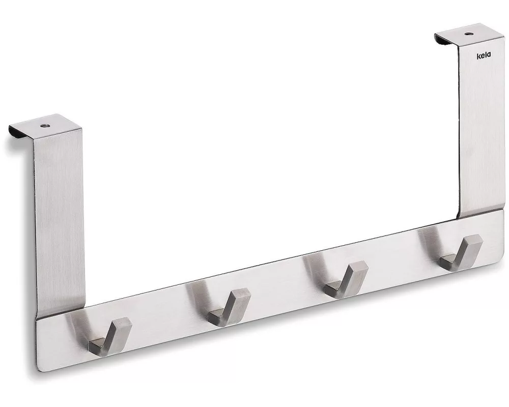 Kela Türgarderobe Colgar 4 Haken, Silber