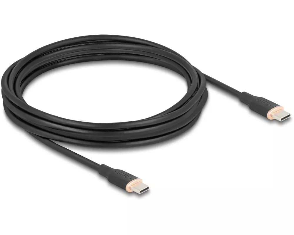 Delock USB 2.0-Kabel Silikon USB-C - USB-C 4 m