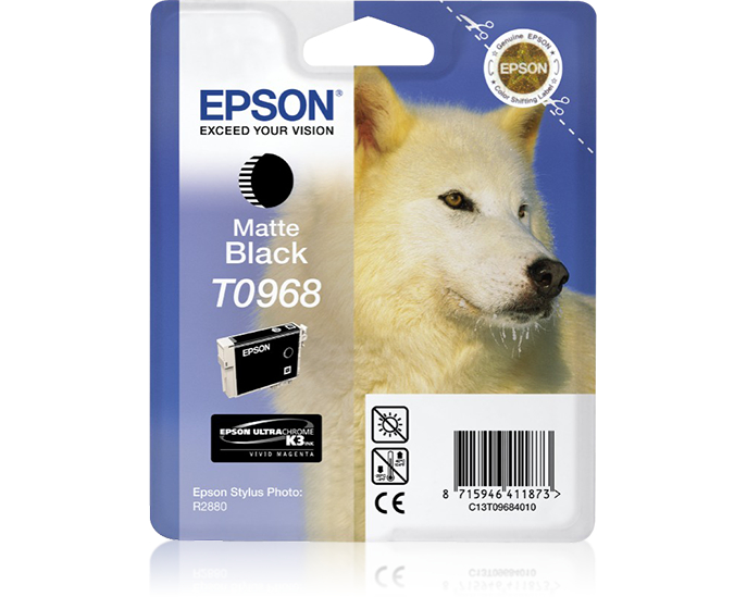 EPSON Tintenpatrone matte black T09684N10 Stylus Photo R2880 11.4ml
