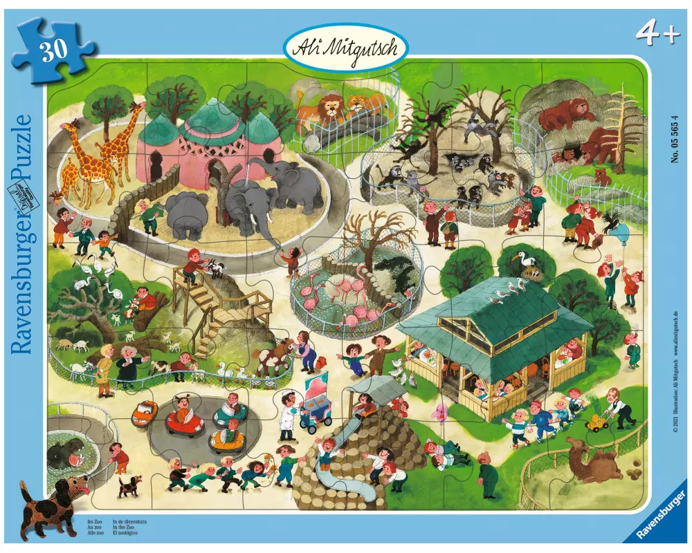 Ravensburger Puzzle Ali Mitgutsch Im Zoo 30 Teile