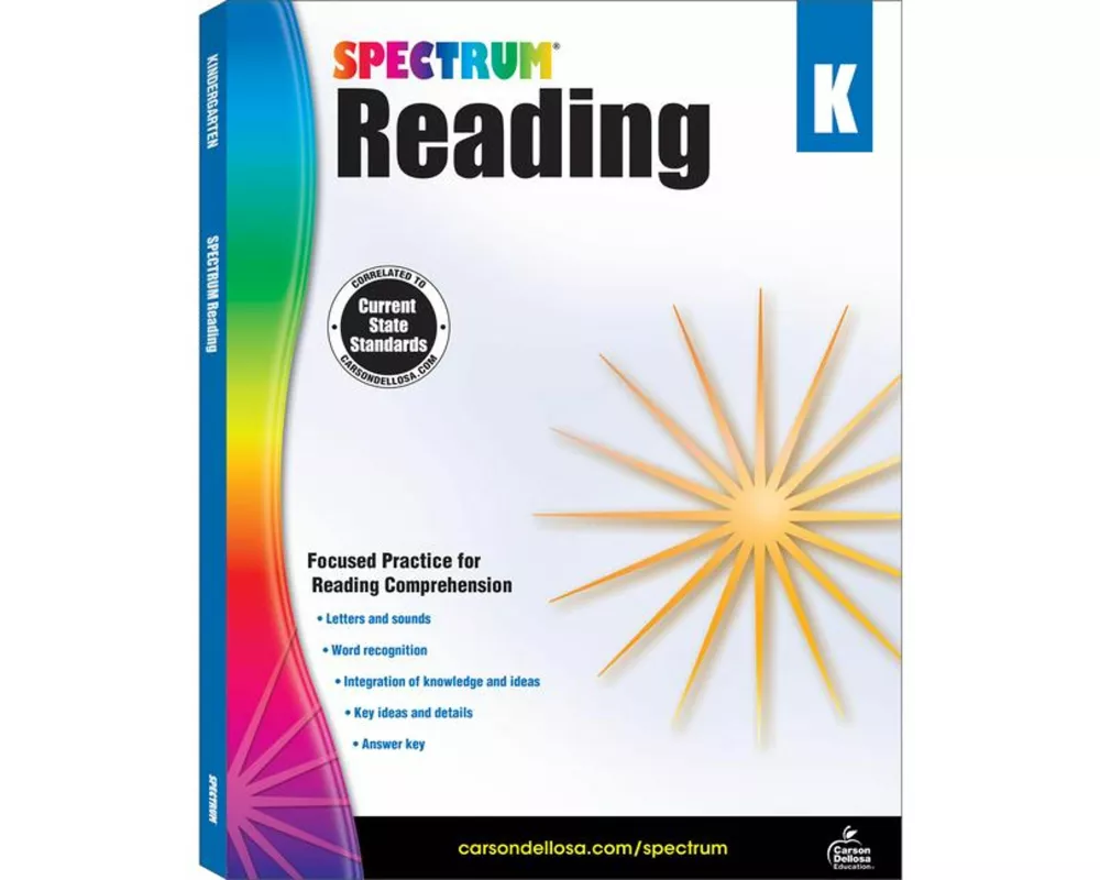 Spectrum Reading Workbook, Grade K
