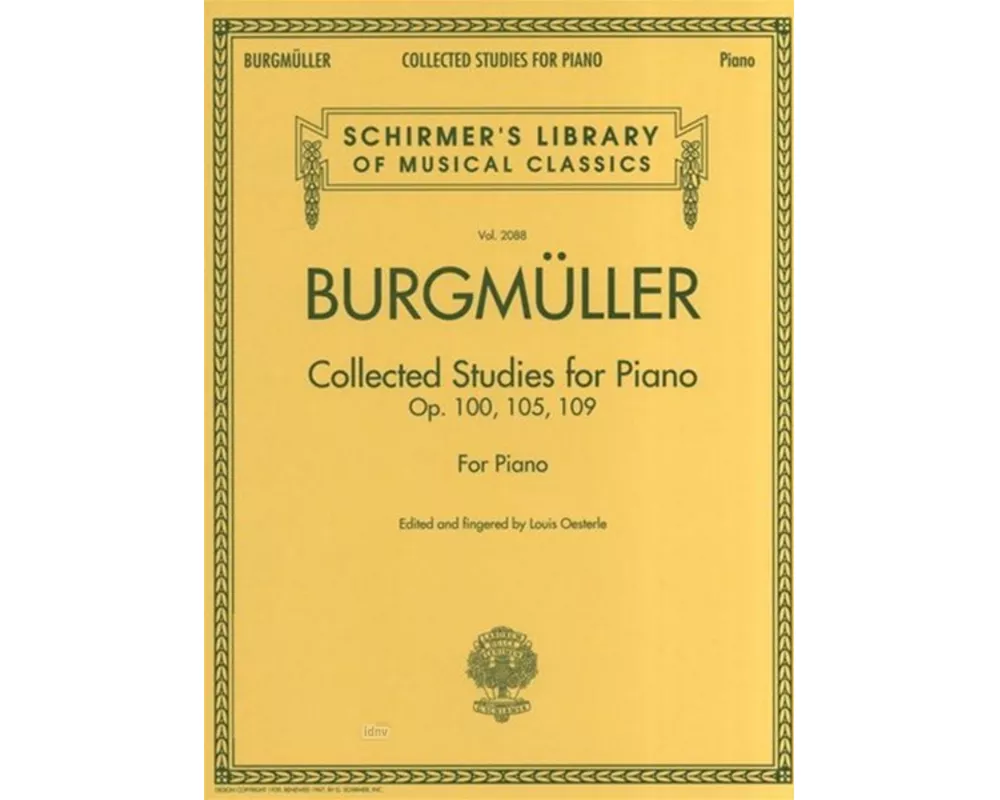 Collected Studies Op. 100 - Op. 105 - Op. 109