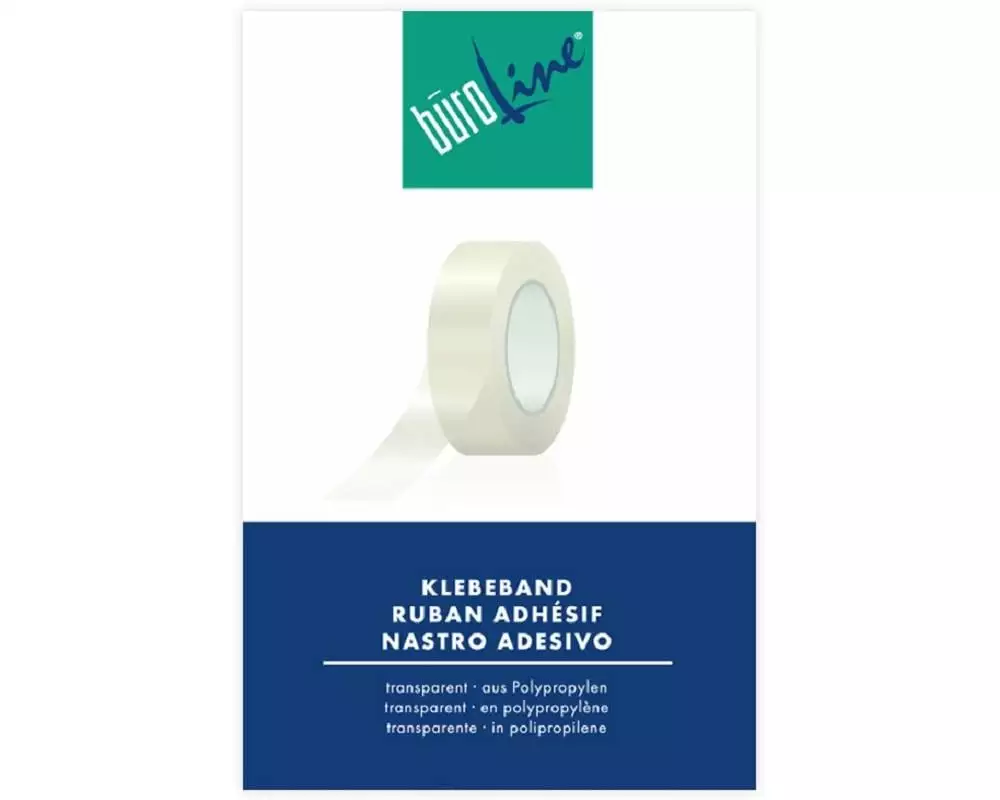 Büroline Klebeband 12 mm Transparent, 12 Stück
