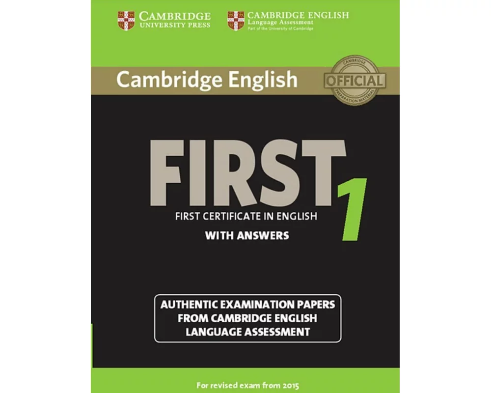 Cambridge English First 1 for updated exam