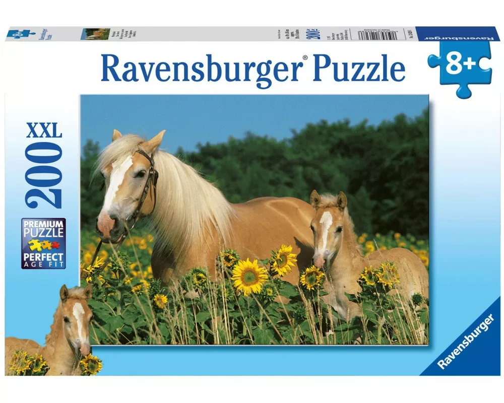 Kinderpuzzle 200 XXL Teile - Pferdeglück