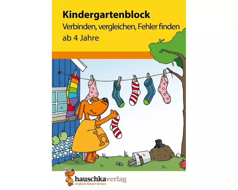 Kindergartenblock - Verbinden, vergleichen, Fehler finden ab 4 Jahre