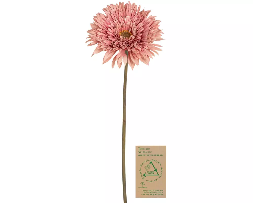 Botanic-Haus Kunstblume Gerbera, Altrosa, 63 cm