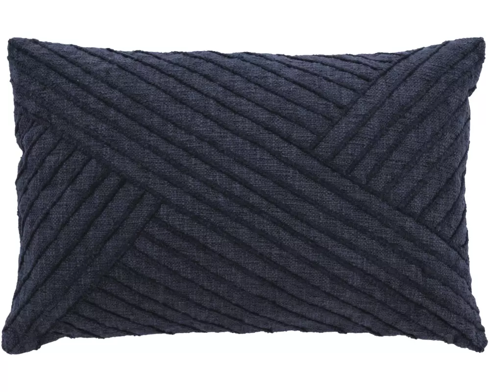 Södahl Kissen Diagonal Indigo 60 cm x 40 cm, Indigo