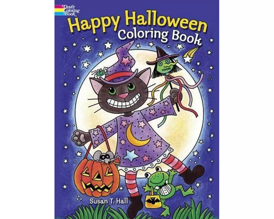 Happy Halloween Coloring Book