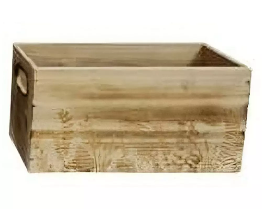 CHALET Pflanzengefäss 20 x 10 x 10 cm, Natur