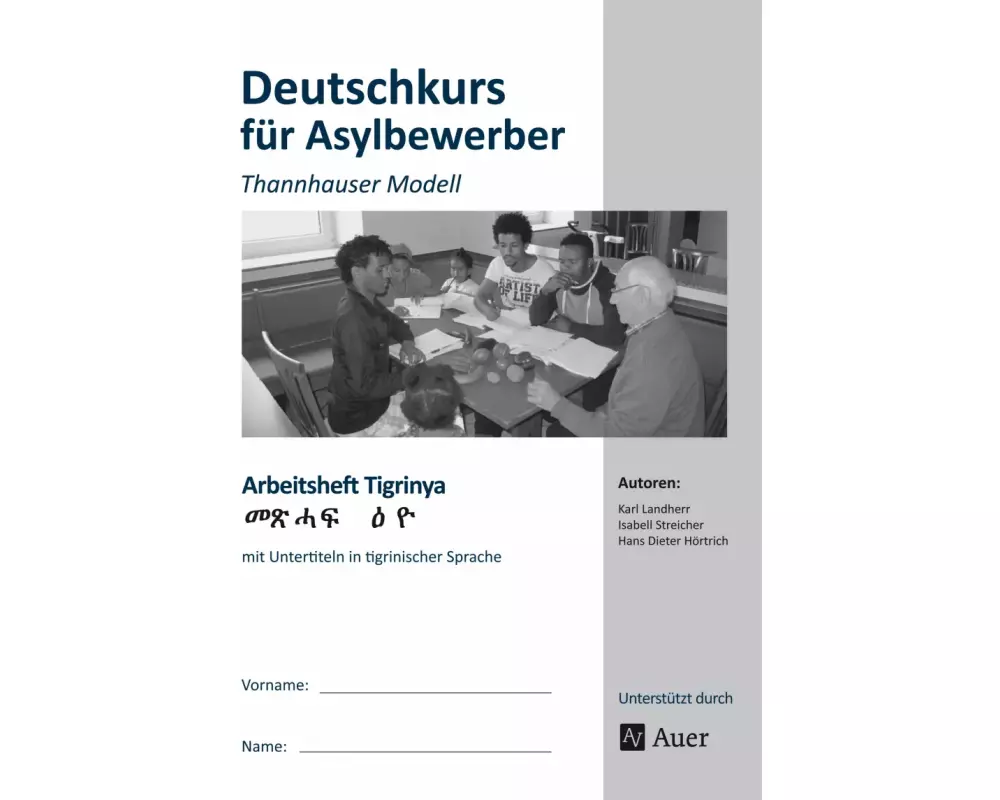 Arbeitsheft Tigrinya - Deutschkurs Asylbewerber