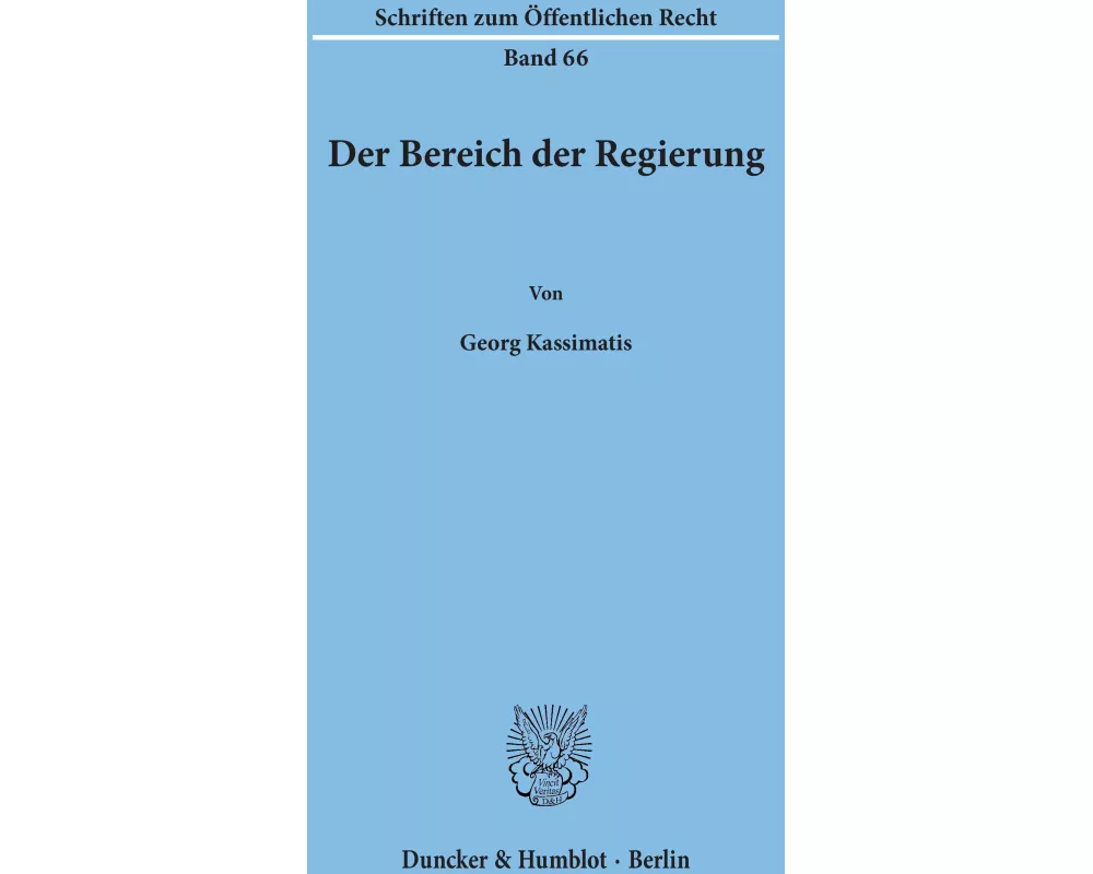 Der Bereich der Regierung