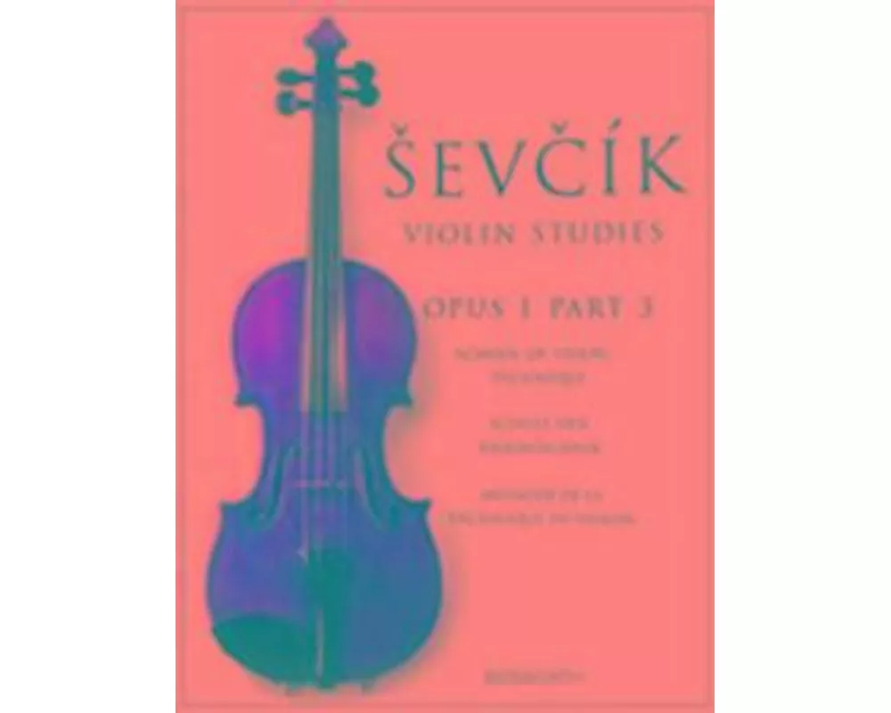 School Of Violin Technique, Opus 1 Part 3