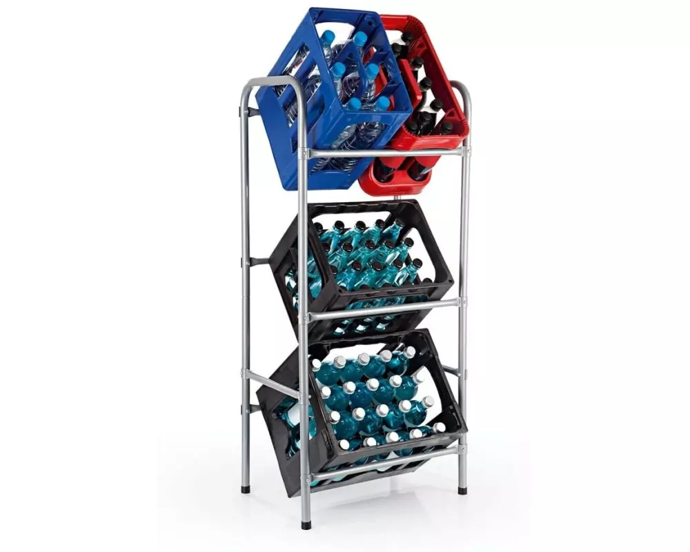 EASYmaxx Getränkekisten-Regal 110 x 50 x 33 cm