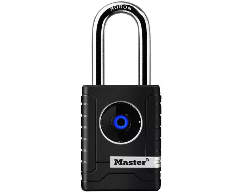 Masterlock Vorhängeschloss Bluetooth Schwarz/Silber