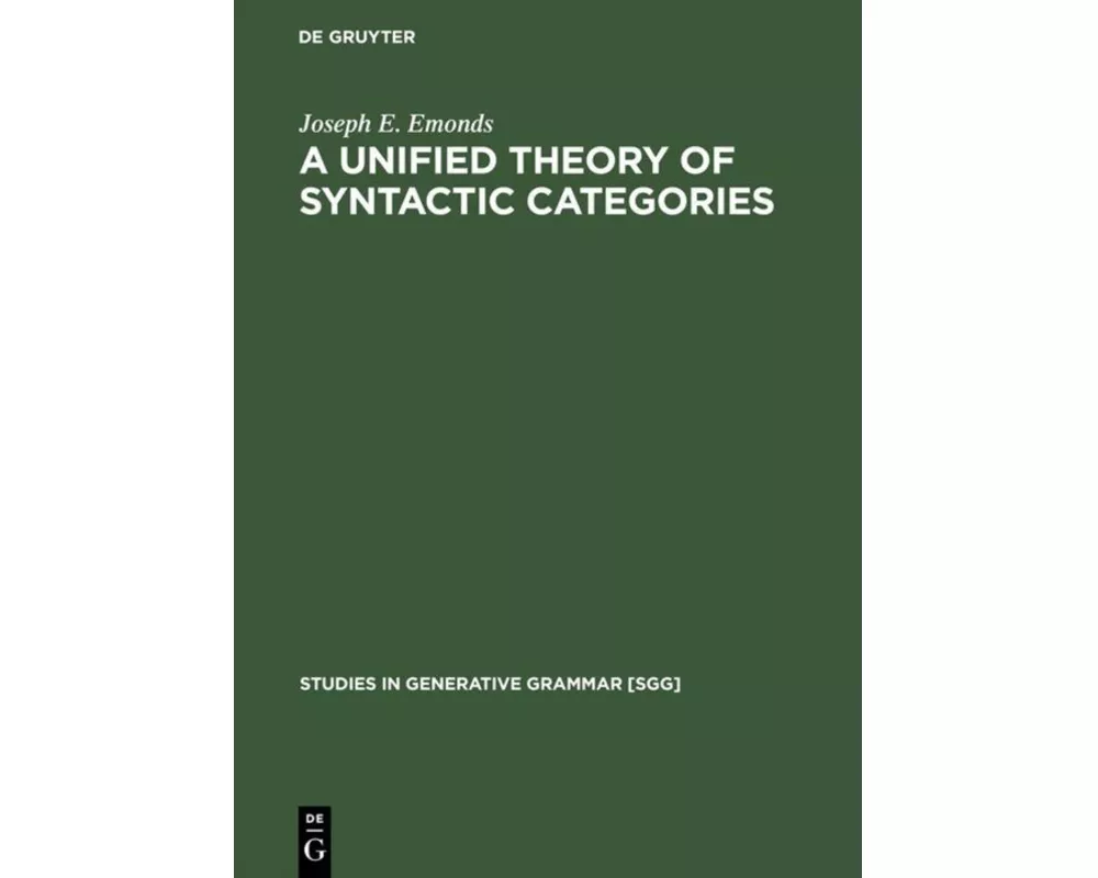 A Unified Theory of Syntactic Categories