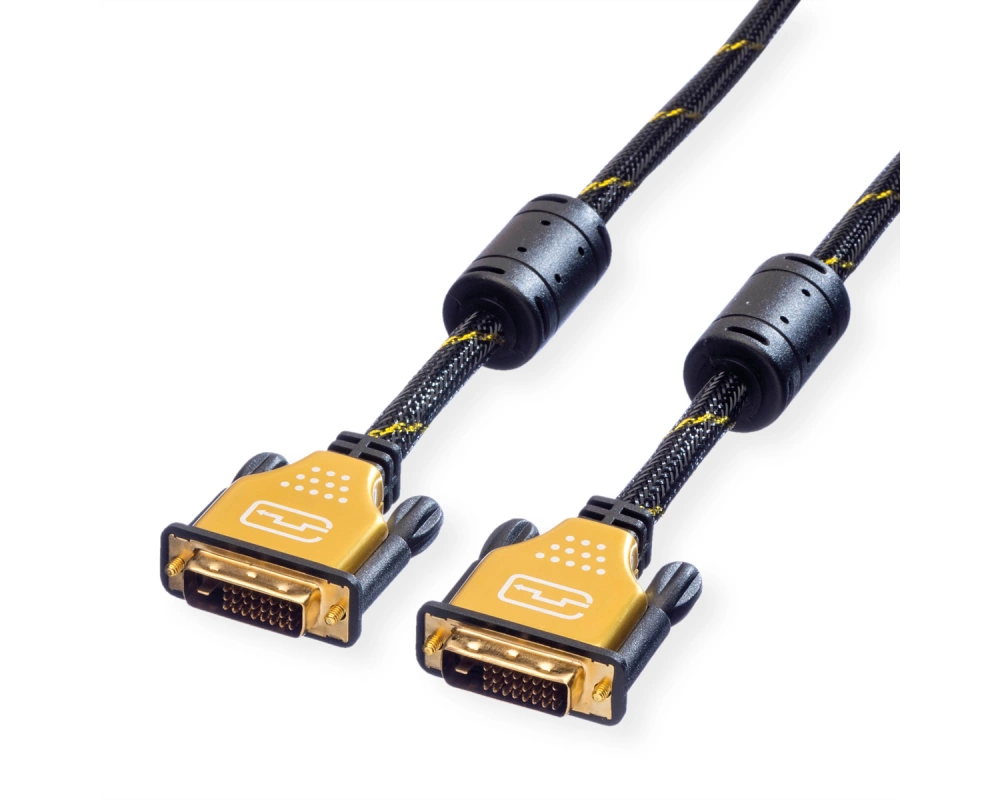 ROLINE GOLD Monitorkabel DVI, ST-ST, (24+1) dual link, 5 m