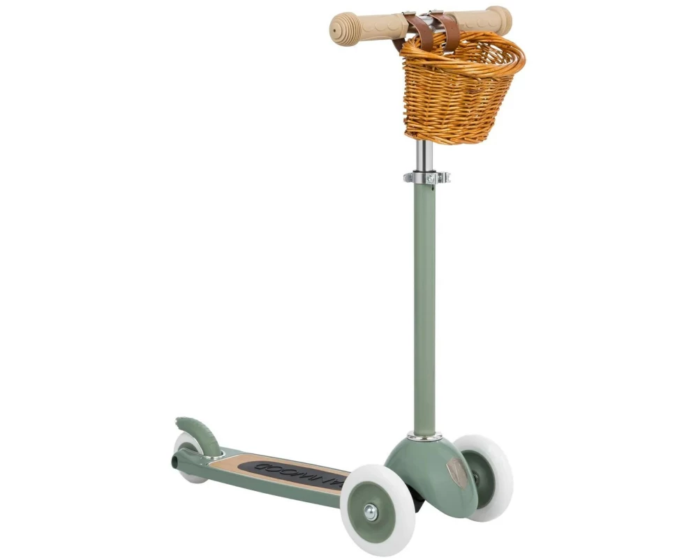 Banwood Scooter Vintage Forest, Recycelter Kunstoff/Stahl, 3 kg
