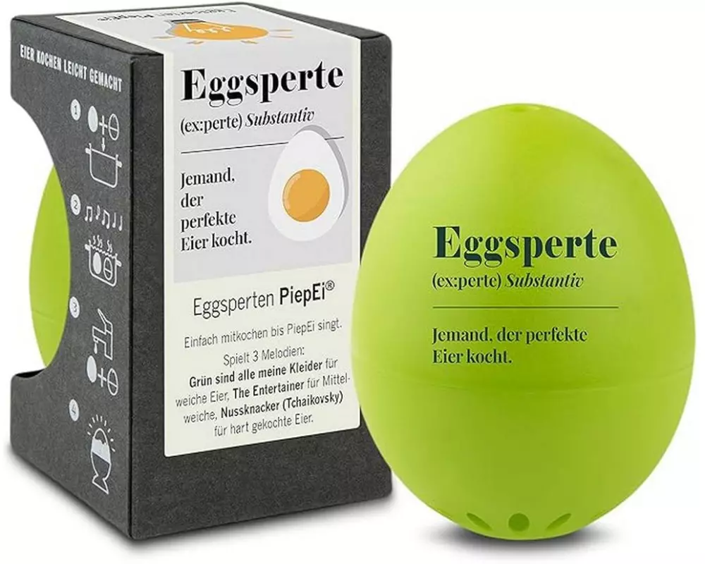 PiepEi Küchentimer Singende Eieruhr Eggsperten, Grün