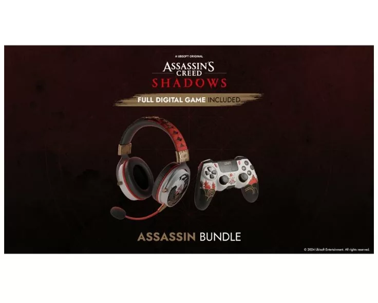 LEXIP X UBISOFT Assassins Creed Shadows ASSASSIN Box PC Game Headset Controller