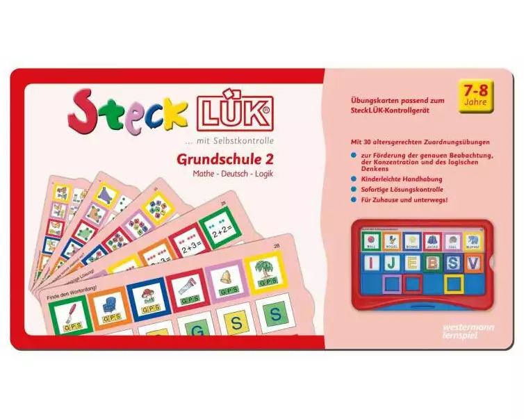 SteckLÜK. Grundschule mix 2 Mathe - Deutsch - Logik: Alter 7 - 8 (rot)