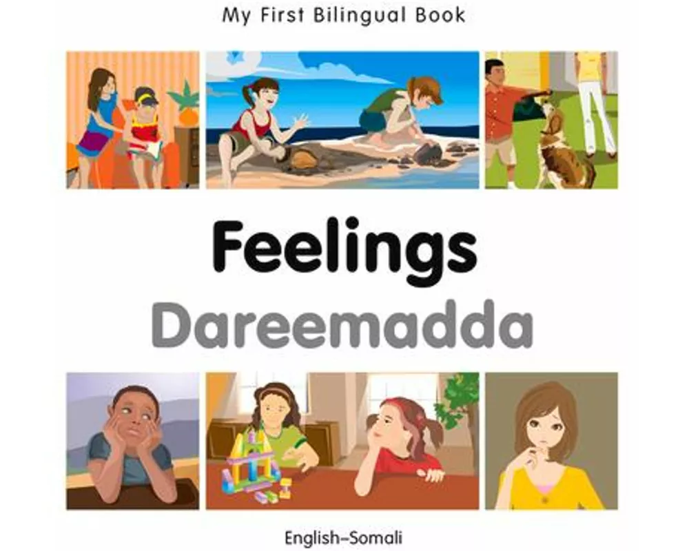 My First Bilingual Book - Feelings (English-Somali)