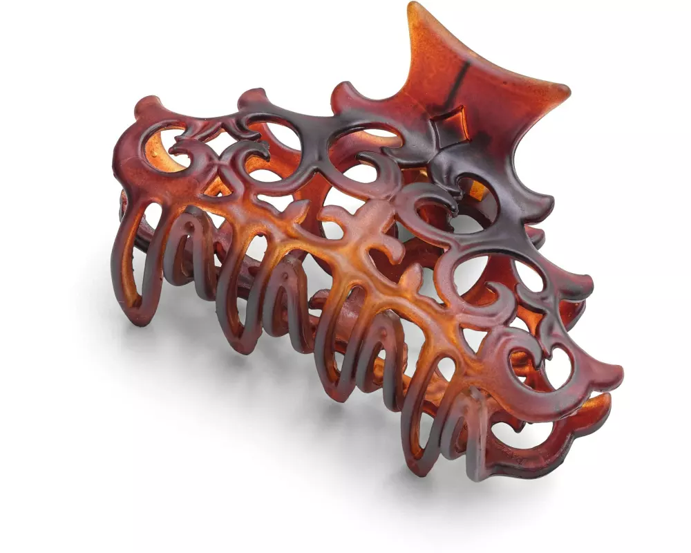 Trisa Accessoires Haarklammer 9 cm, tortoise matt