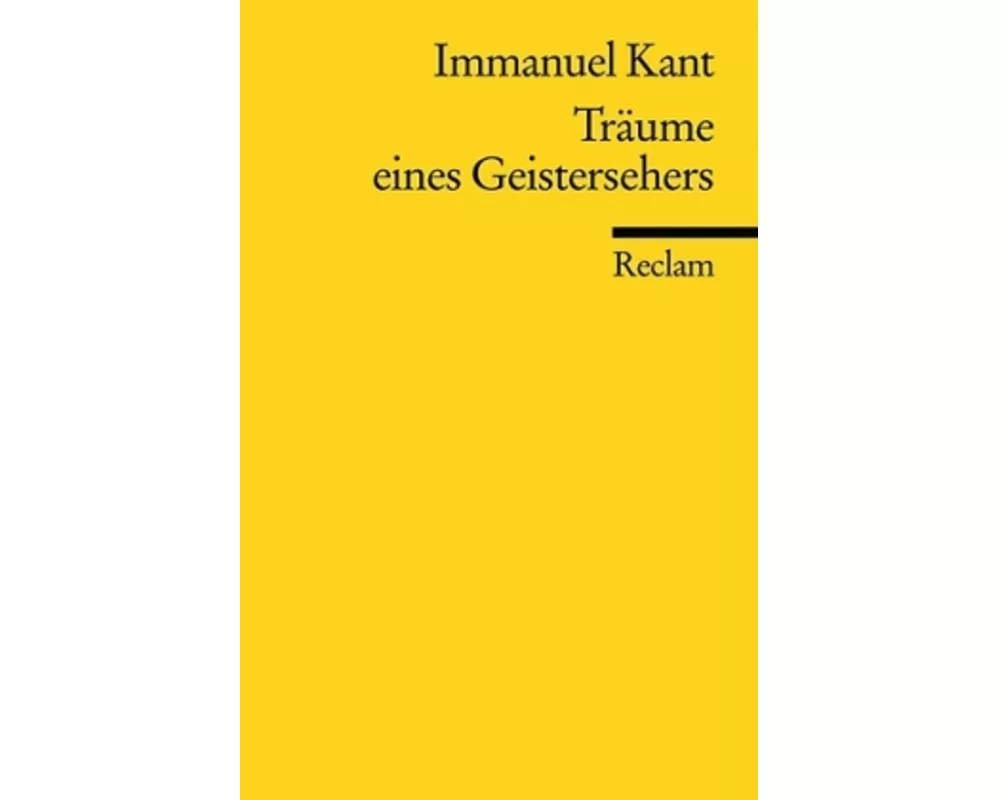 Träume eines Geistersehers