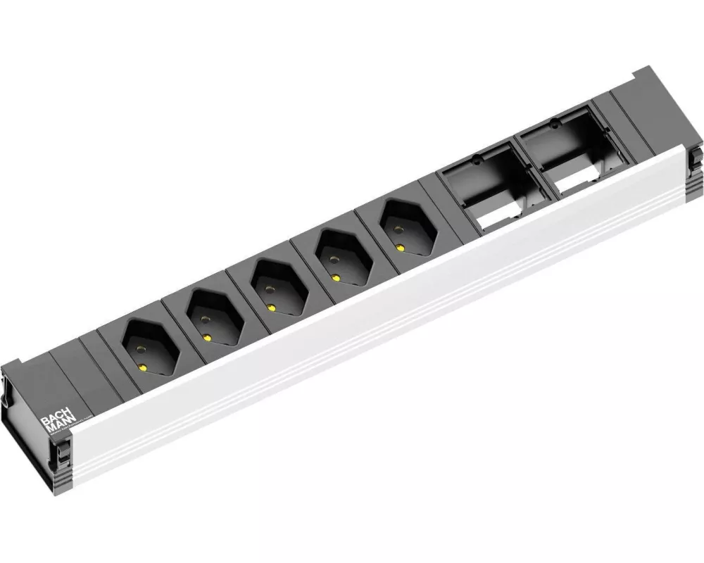 Bachmann Einbausteckerleiste CONI 5x T13, 2x ABD