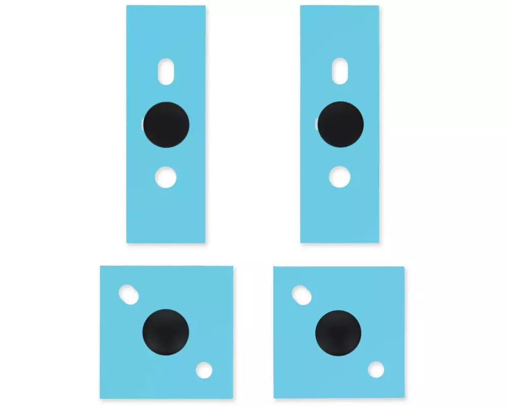 Microsoft Surface Laptop 3/4/5 Ersatzfüsse Platinum