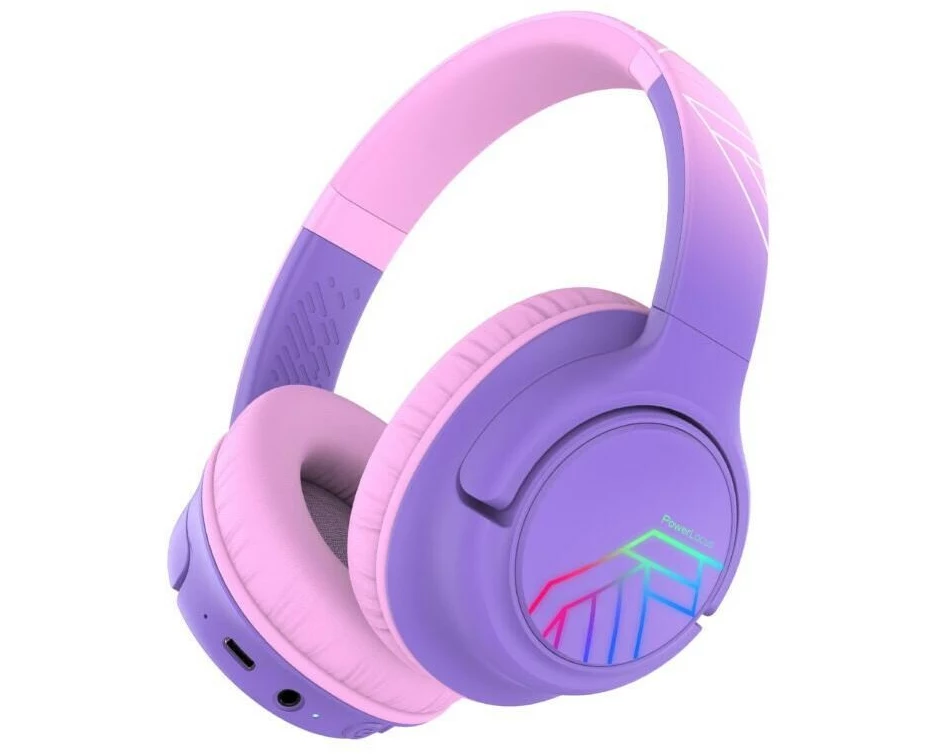PowerLocus Bobo Kabellos, Over-Ear, für Kinder, Rosa