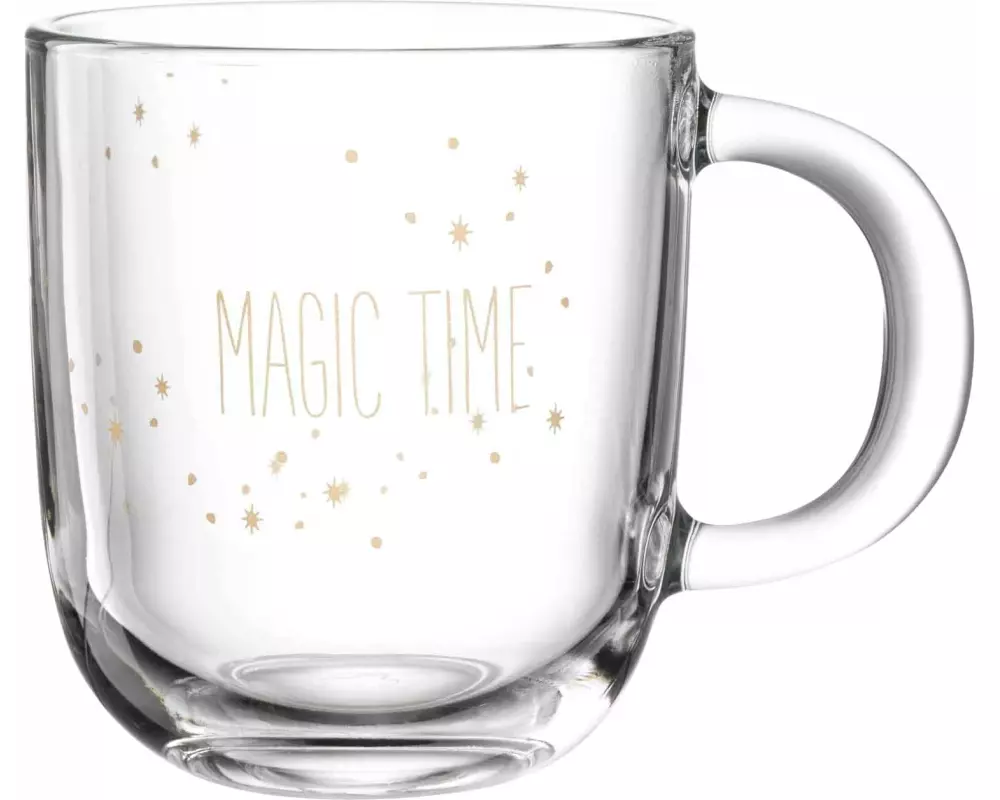 Leonardo Tasse Magic Time 400 ml, 1 Stück, Transparent