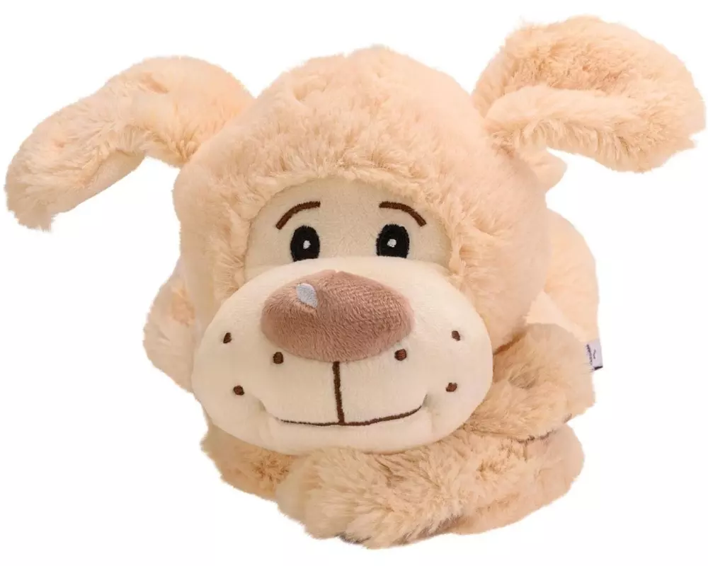 Welliebellies Wärme-Stofftier Hund gross 12 cm