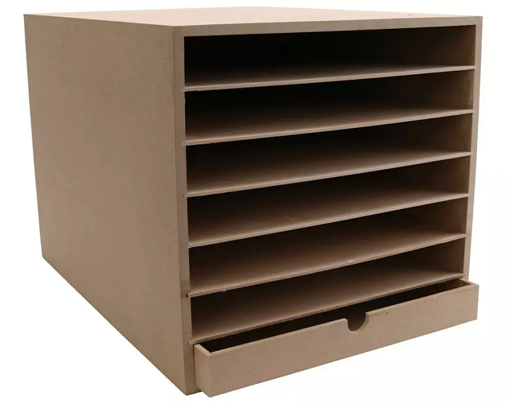 Creativ Company Dokumentenablage A3, 6 Fächern, 32 x 45 x 32 cm