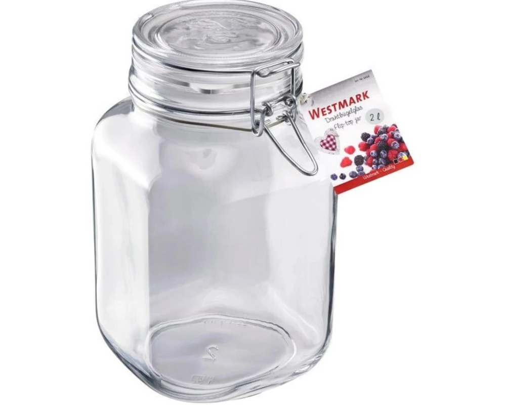 Westmark Drahtbügelglas 2000 ml, 1 Stück
