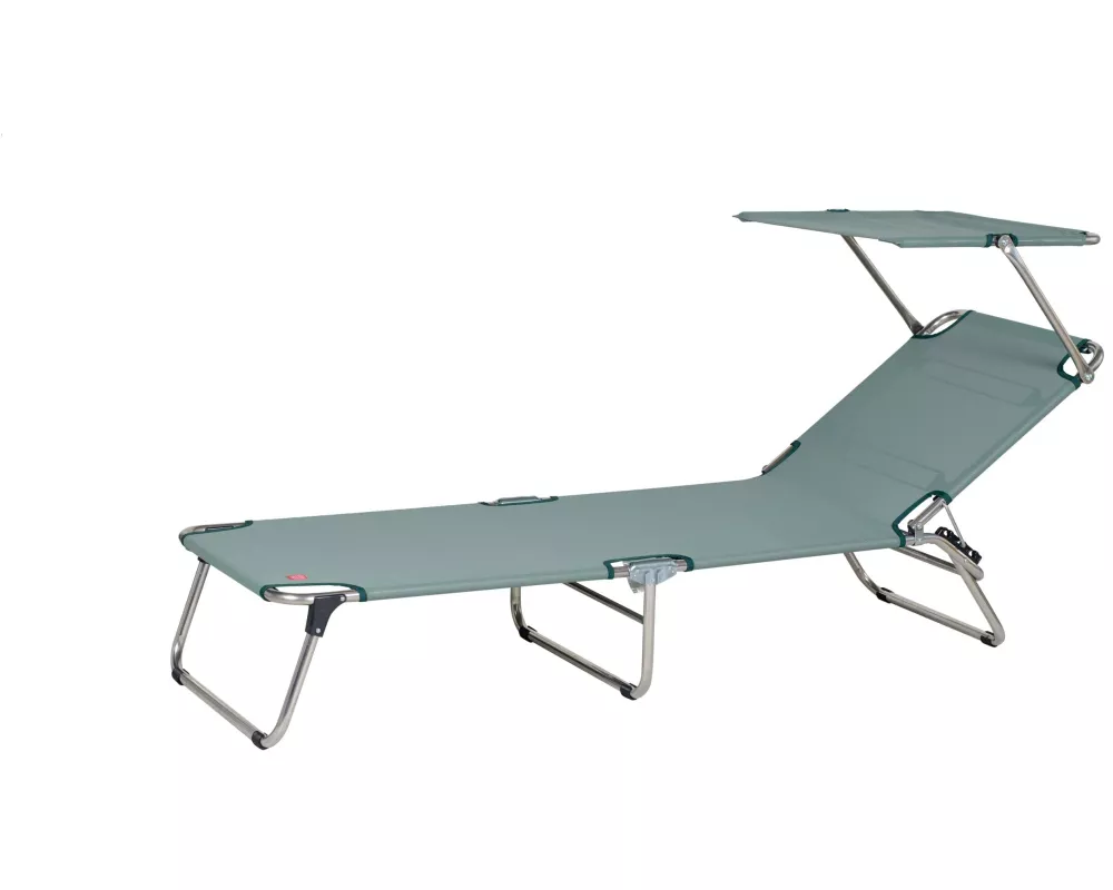 FIAM Liegestuhl Amigo mit Sonnendach, Grün