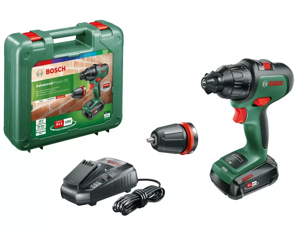 Bosch Akku-Schlagbohrschrauber AdvancedImpact 18 Kit