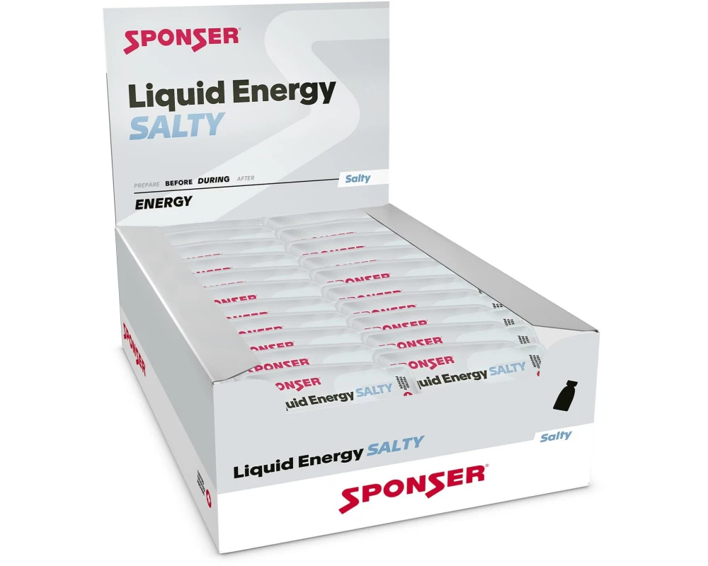 Sponser Riegel Liquid Energy Salty 40 Stück x 35 ml