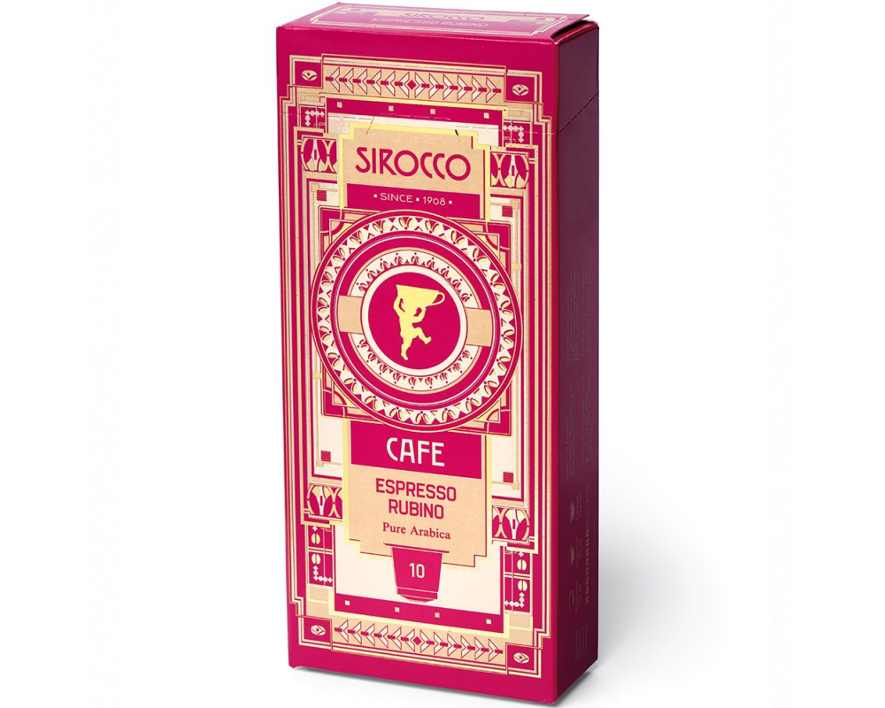 SIROCCO Kaffeekapseln 2903 Espresso Rubino 10 Stk.