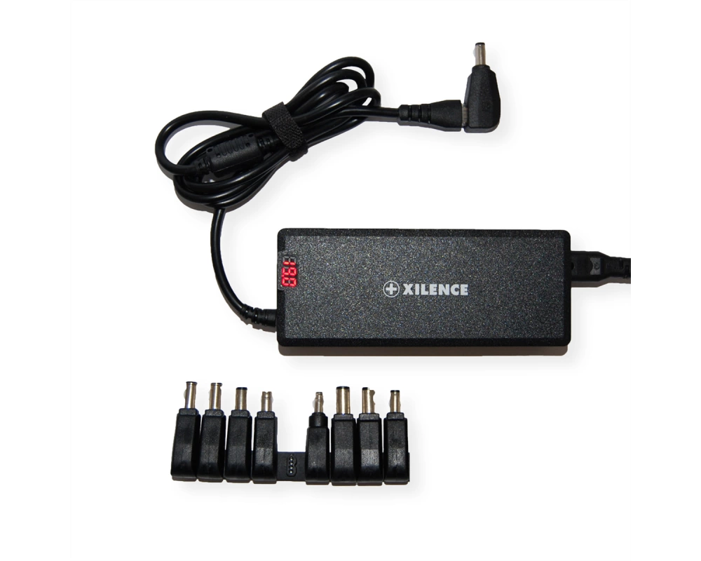 Xilence XM008 Universal Notebook Ladegerät, 9 Adapter, LED Anzeige, 75W