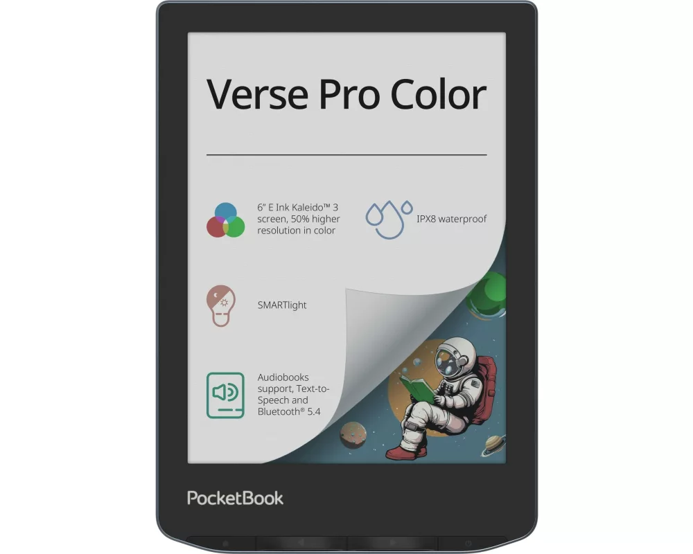 PocketBook E-Book Reader Verse Color Stormy Sea