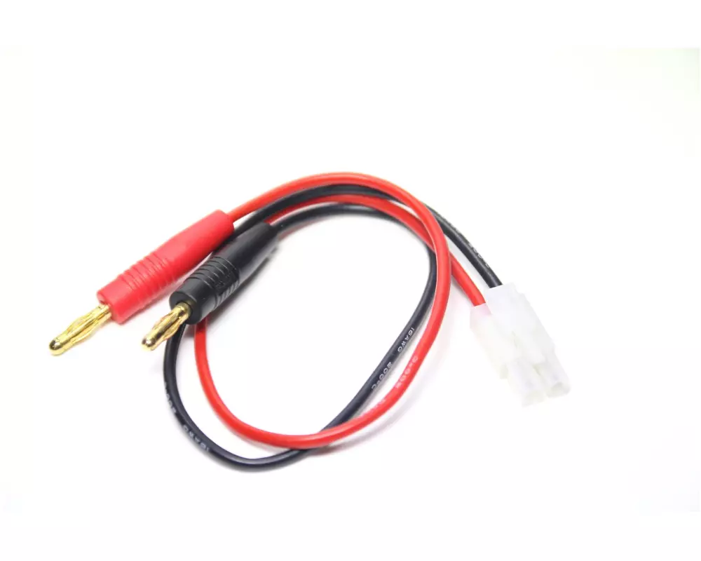 EP Ladekabel 4 mm Bananenstecker zu Tamiya