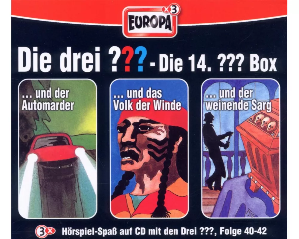 Die drei ??? Box 14. Folgen 40-42 (drei Fragezeichen) 3 CDs