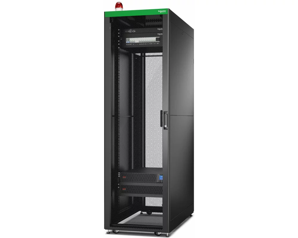 APC Easy MDC S-Series Ventilated 42U Easy Rack SRVPM6K PDP Energy Meter Local Management Lighting