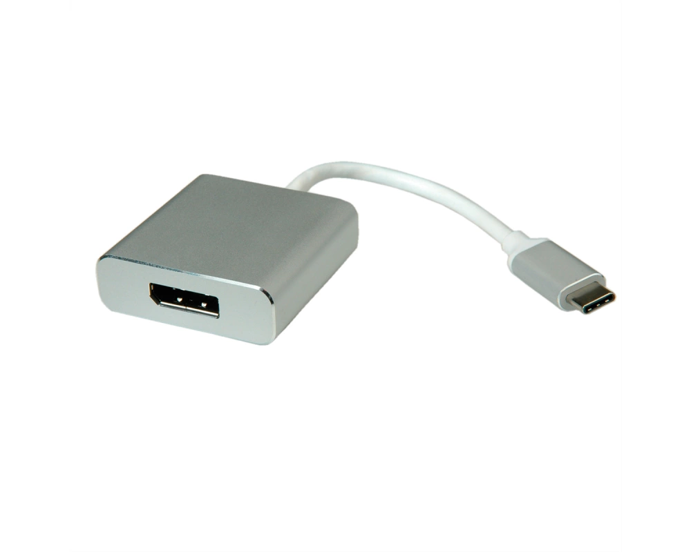 ROLINE Display Adapter USB Typ C - DisplayPort v1.2, ST/BU